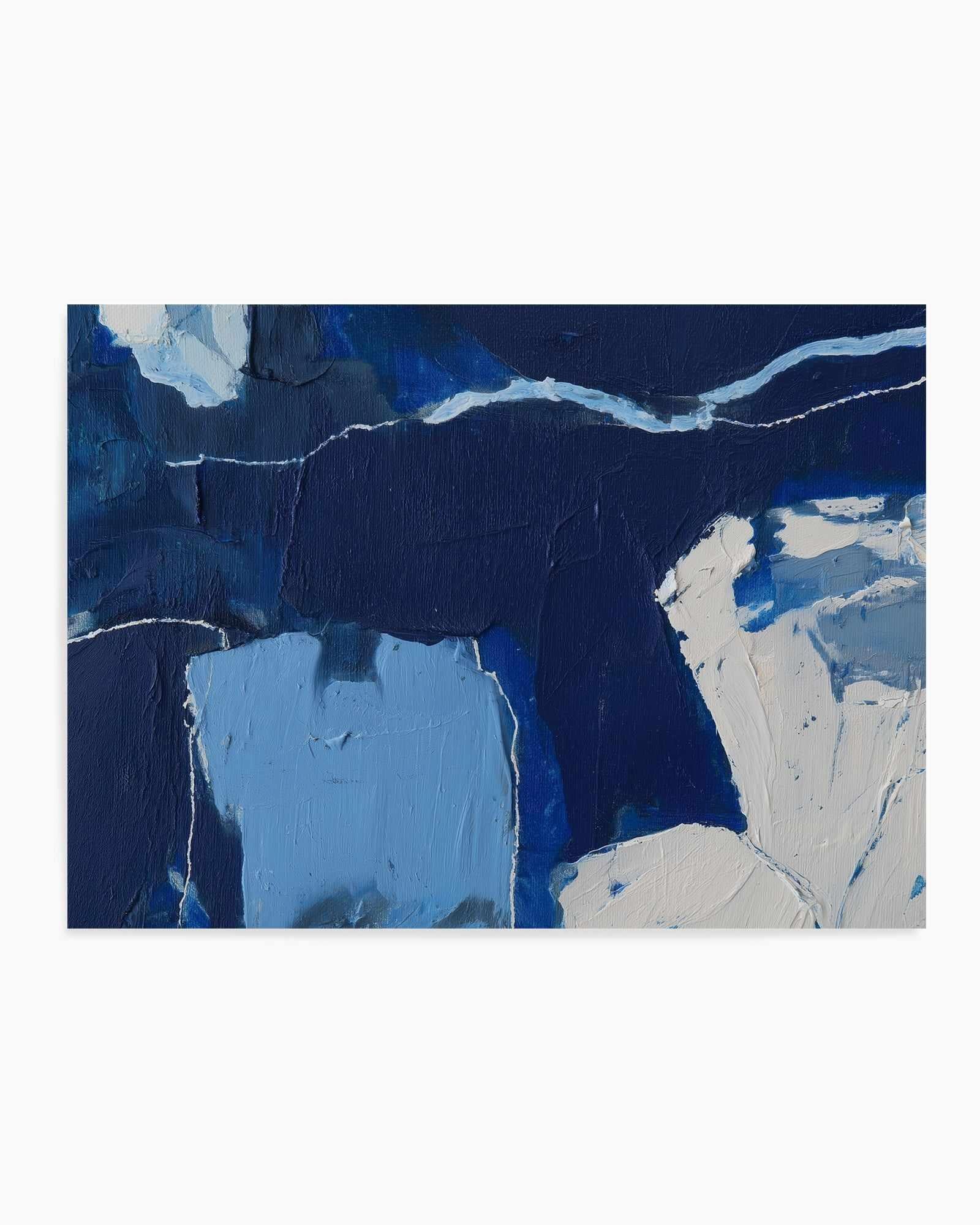 Arctic Navy Study III | Art Print from Olive et Oriel where you can shop wallpaper and artworks online