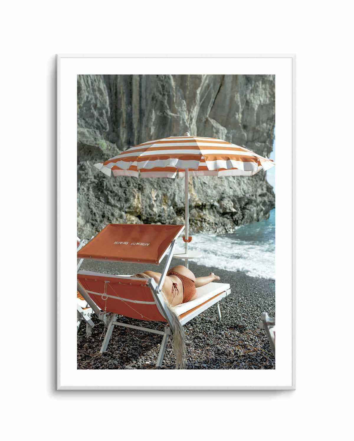 Arienzo Bather, Amalfi by Teigan Geercke | Art Print from Olive et Oriel where you can shop wallpaper and artworks online