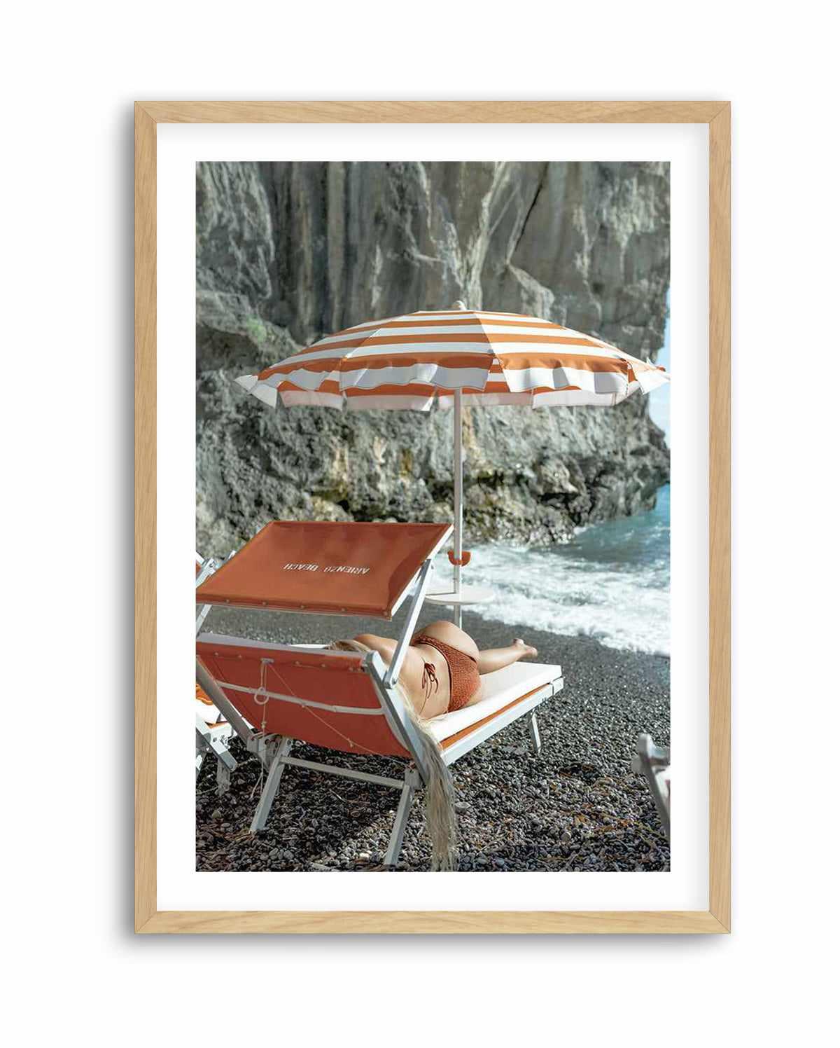 Arienzo Bather, Amalfi by Teigan Geercke | Art Print from Olive et Oriel where you can shop wallpaper and artworks online
