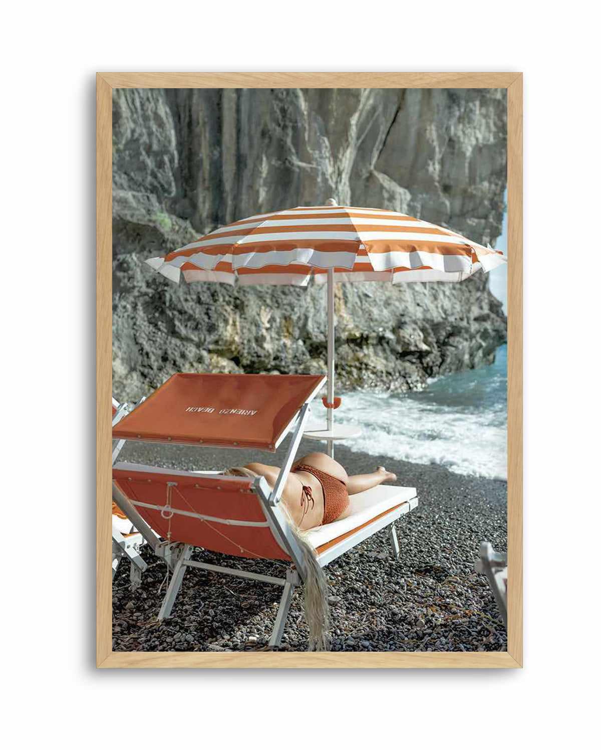 Arienzo Bather, Amalfi by Teigan Geercke | Art Print from Olive et Oriel where you can shop wallpaper and artworks online