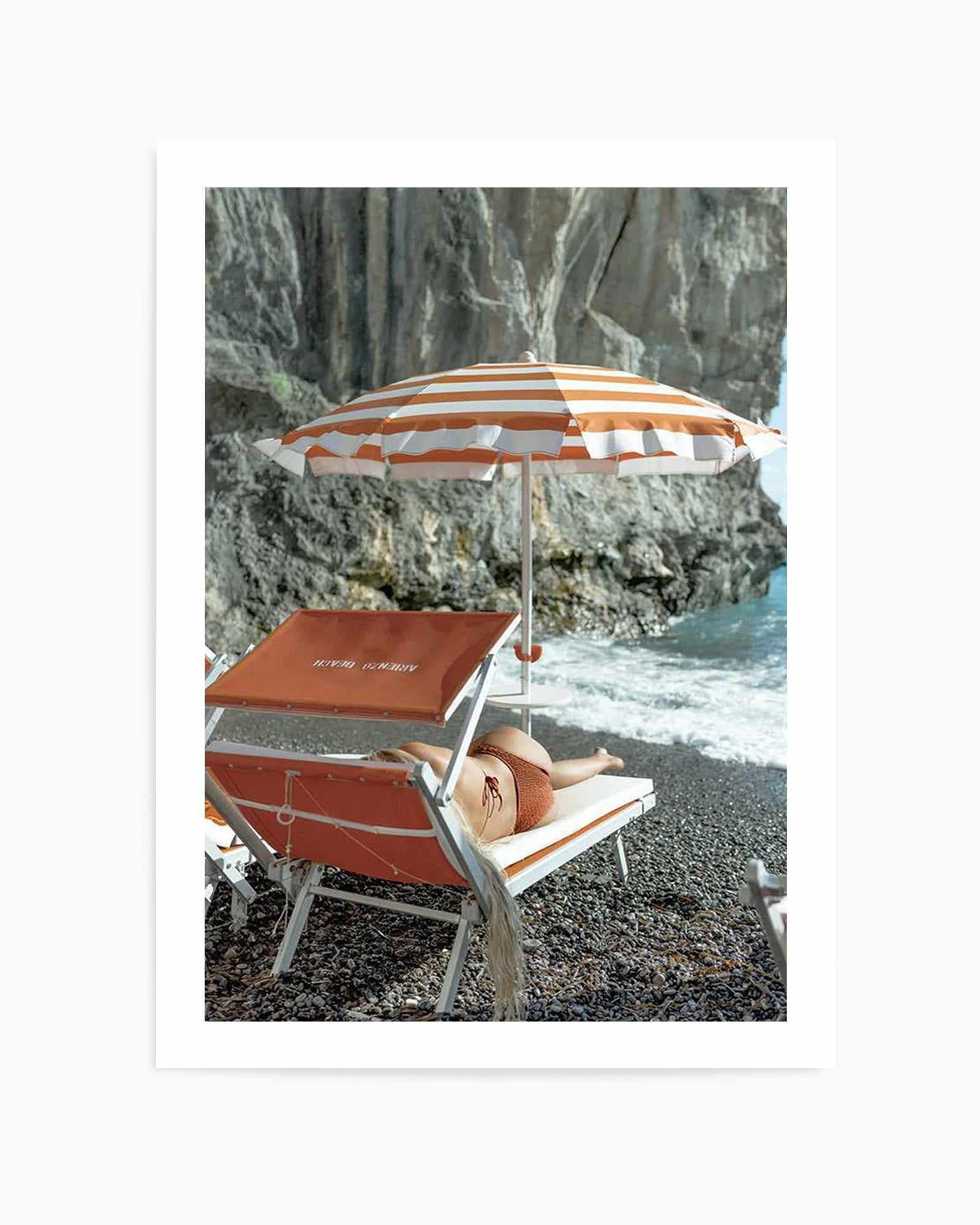 Arienzo Bather, Amalfi by Teigan Geercke | Art Print from Olive et Oriel where you can shop wallpaper and artworks online