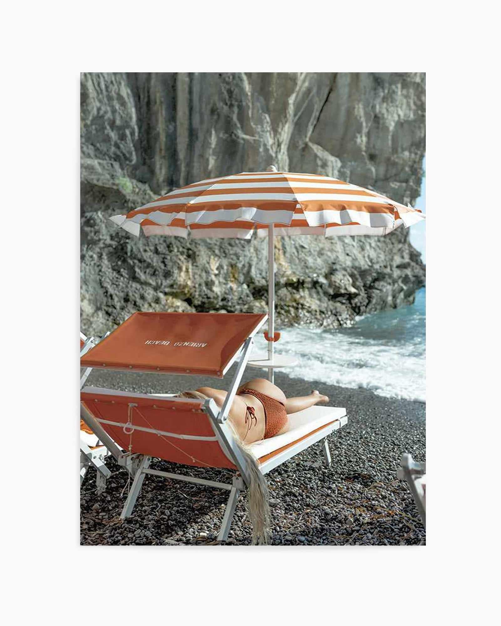 Arienzo Bather, Amalfi by Teigan Geercke | Art Print from Olive et Oriel where you can shop wallpaper and artworks online