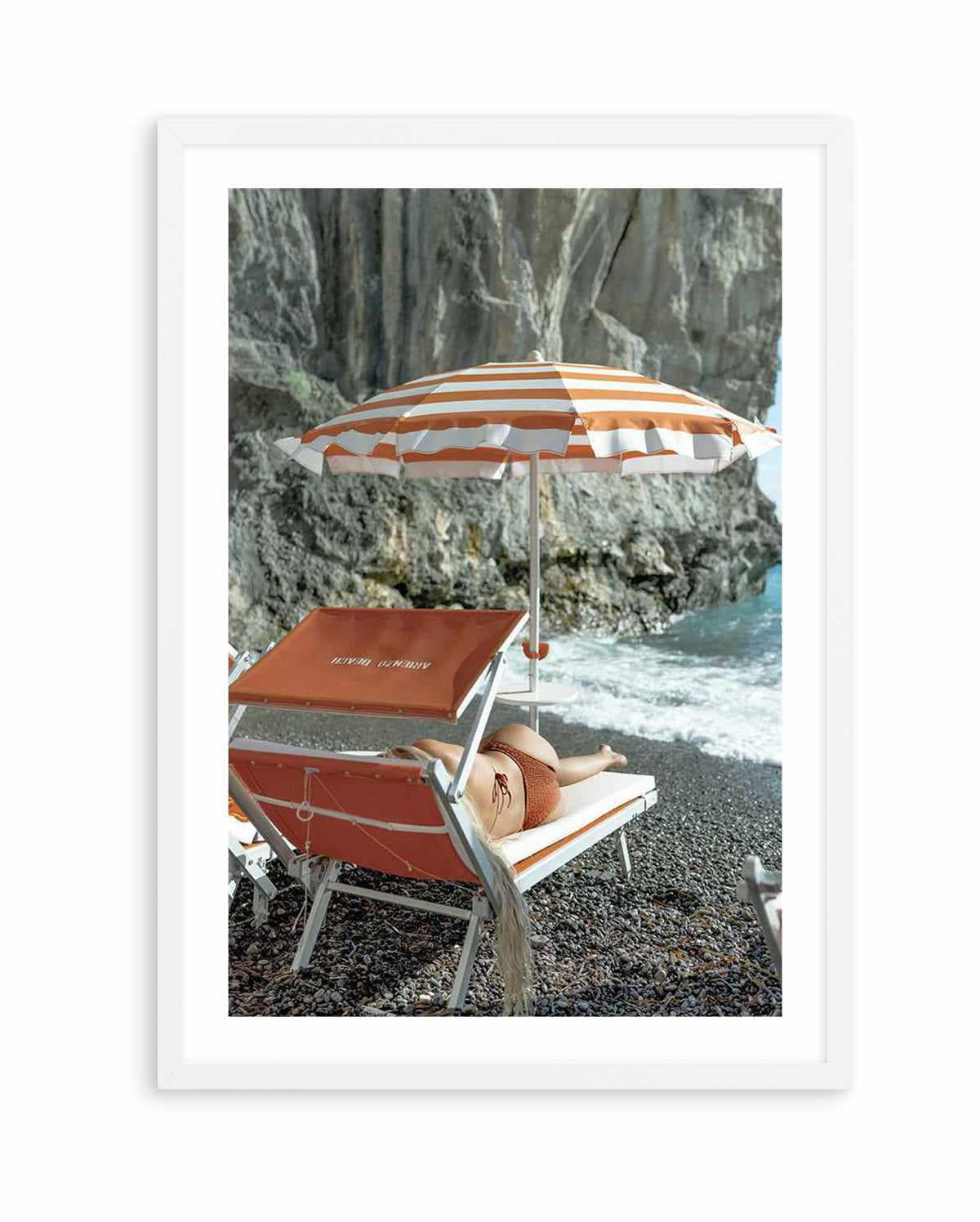 Arienzo Bather, Amalfi by Teigan Geercke | Art Print from Olive et Oriel where you can shop wallpaper and artworks online