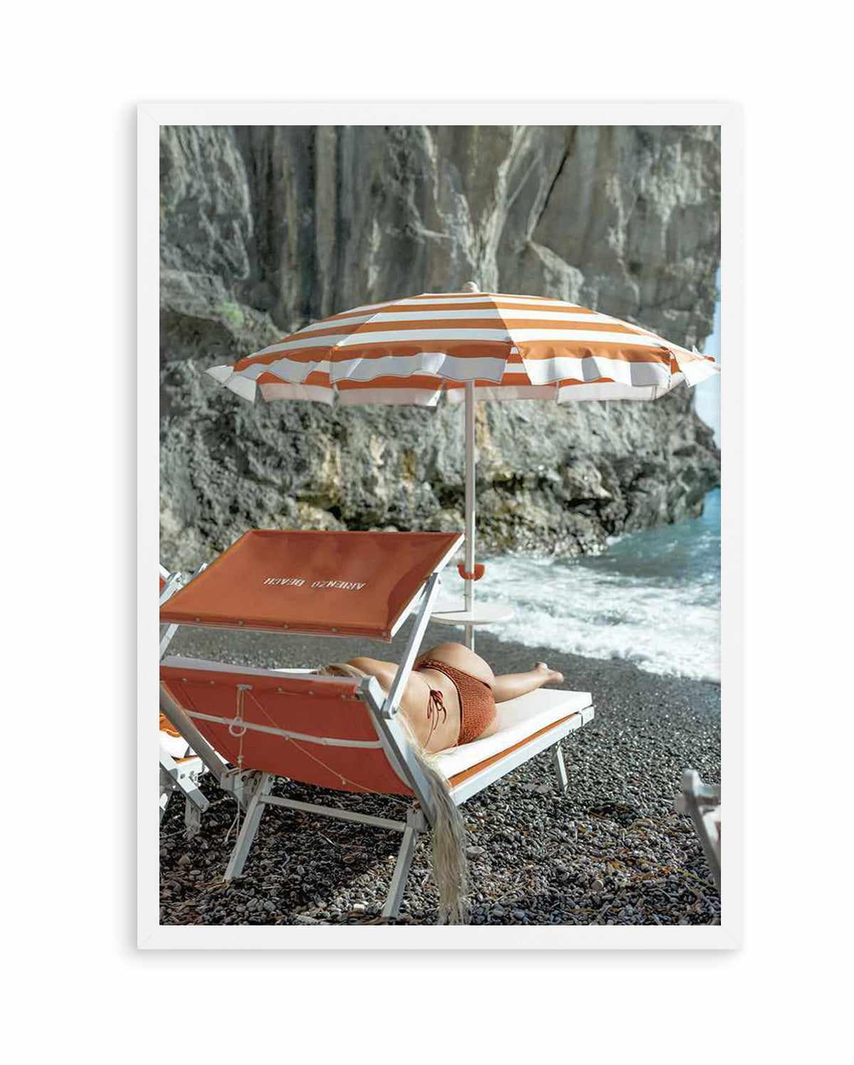 Arienzo Bather, Amalfi by Teigan Geercke | Art Print from Olive et Oriel where you can shop wallpaper and artworks online