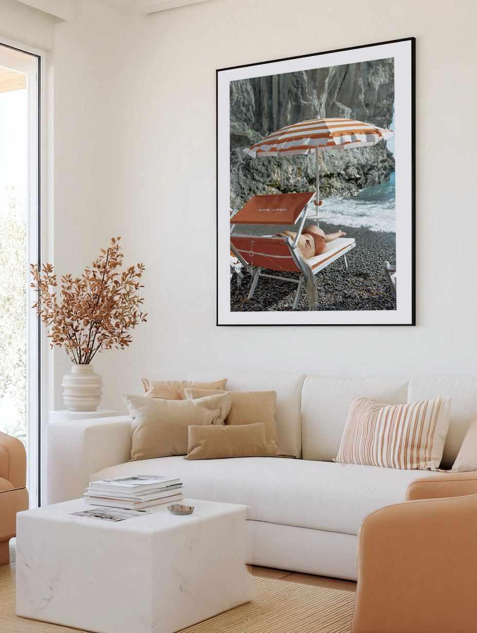 Arienzo Bather, Amalfi by Teigan Geercke | Art Print from Olive et Oriel where you can shop wallpaper and artworks online