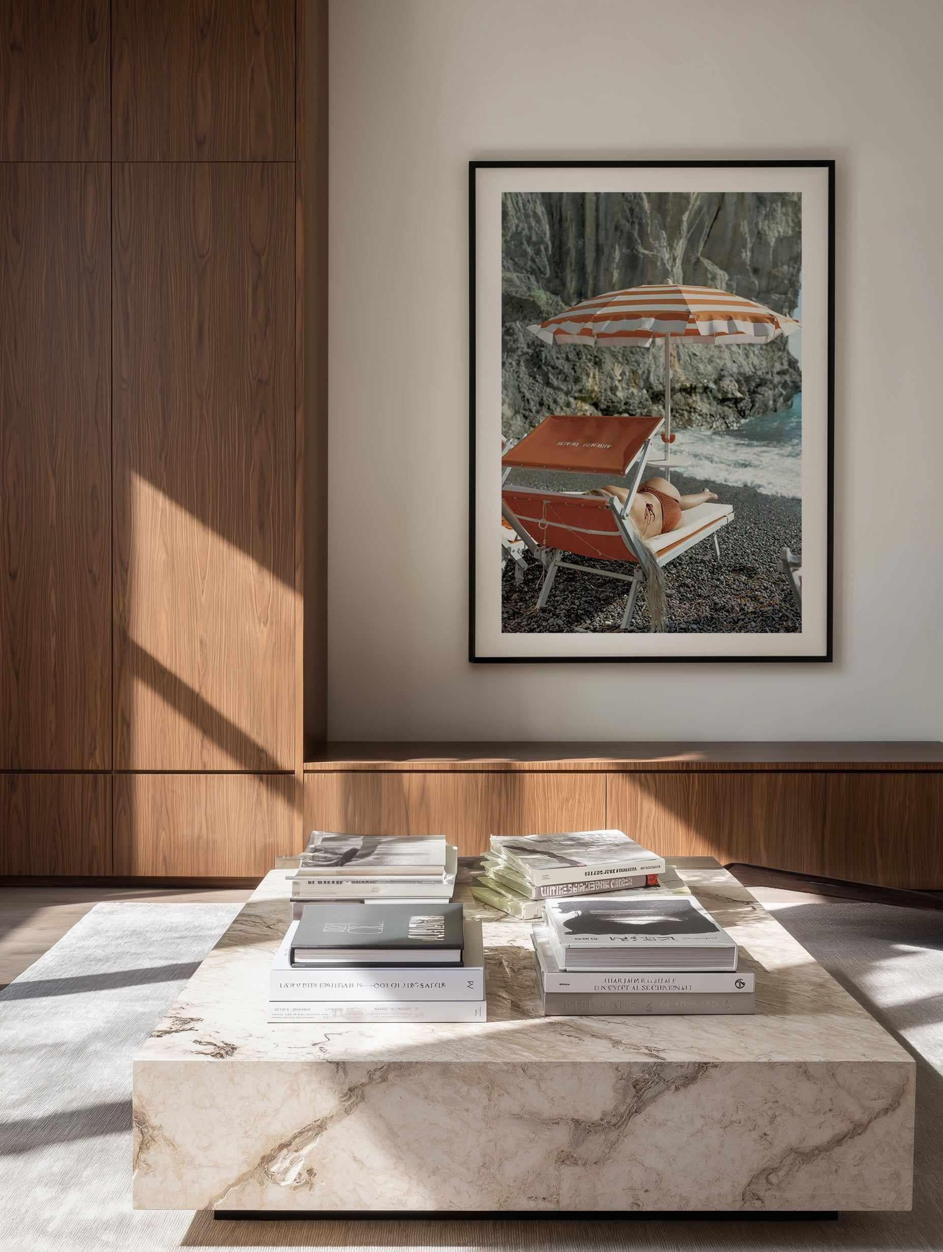 Arienzo Bather, Amalfi by Teigan Geercke | Art Print from Olive et Oriel where you can shop wallpaper and artworks online