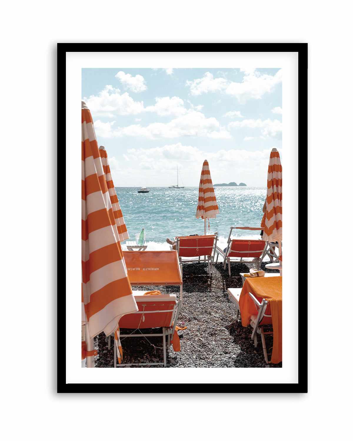 Arienzo Beach Club II, Amalfi | Art Print