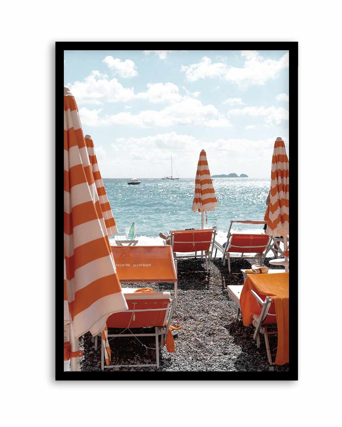 Arienzo Beach Club II, Amalfi | Art Print