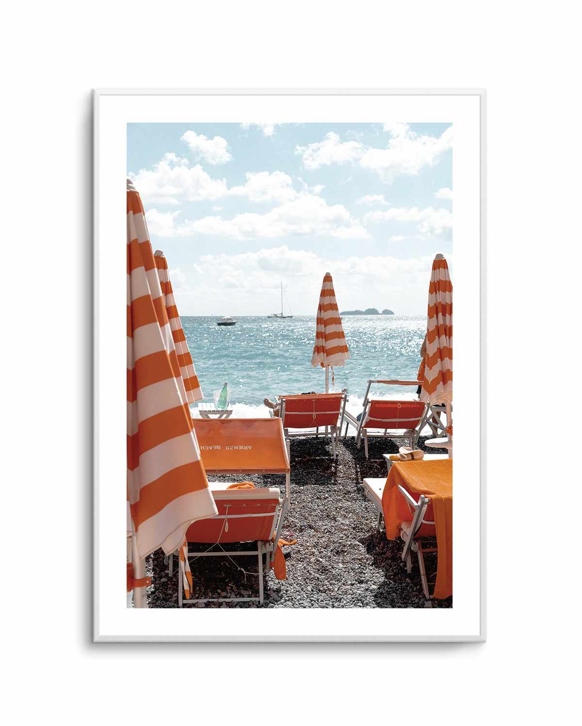 Arienzo Beach Club II, Amalfi | Art Print