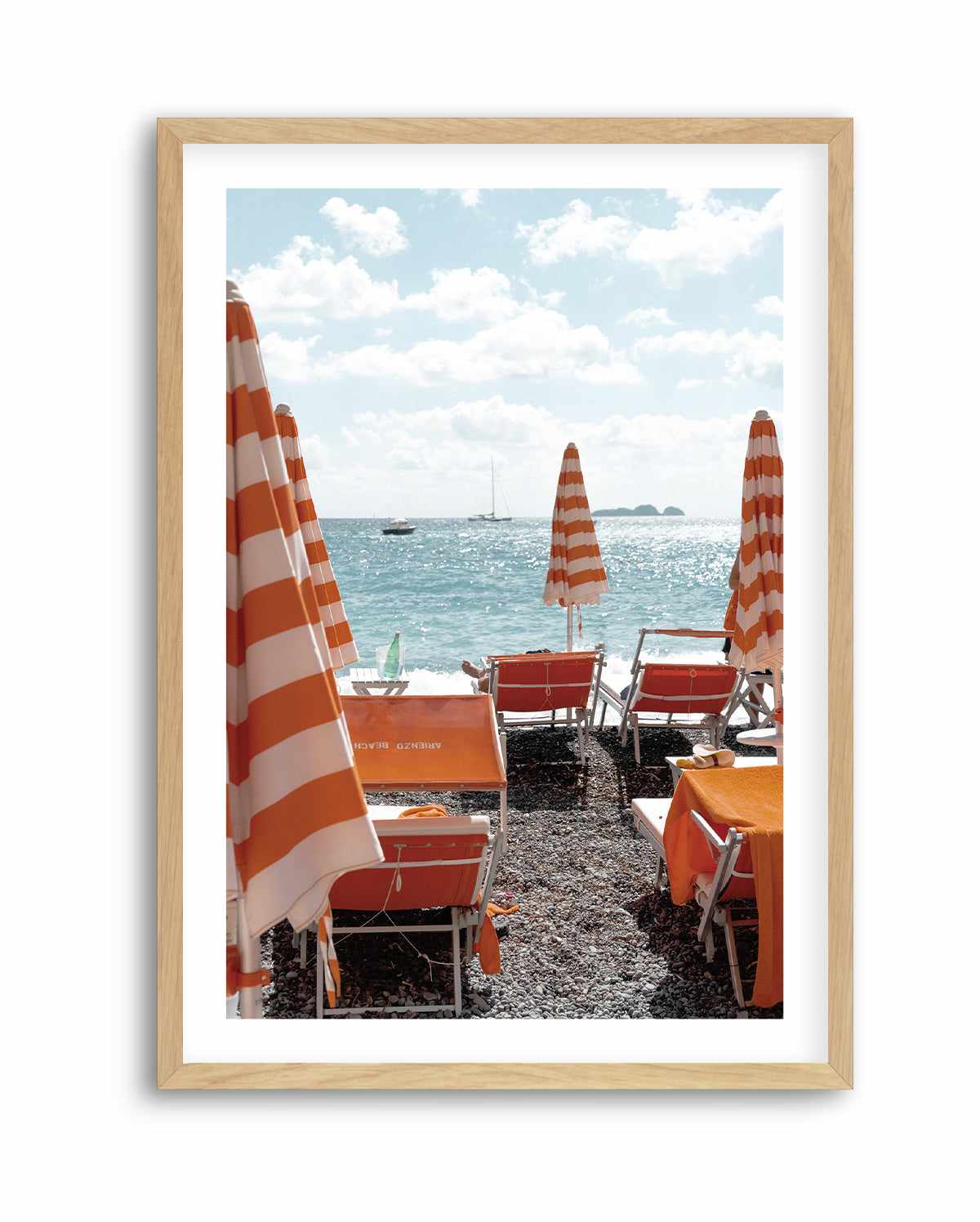 Arienzo Beach Club II, Amalfi | Art Print