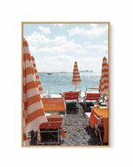 Arienzo Beach Club II, Amalfi | Framed Canvas Art Print
