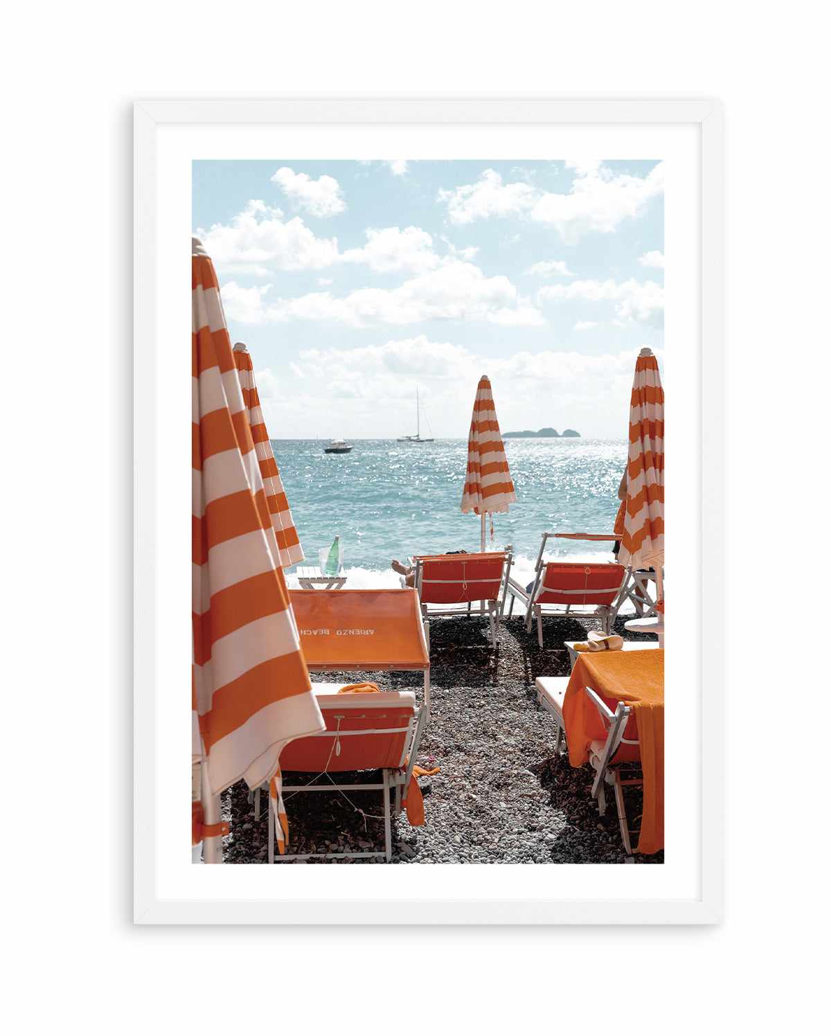 Arienzo Beach Club II, Amalfi | Art Print