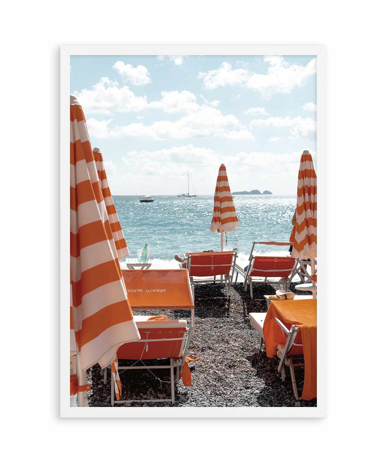 Arienzo Beach Club II, Amalfi | Art Print