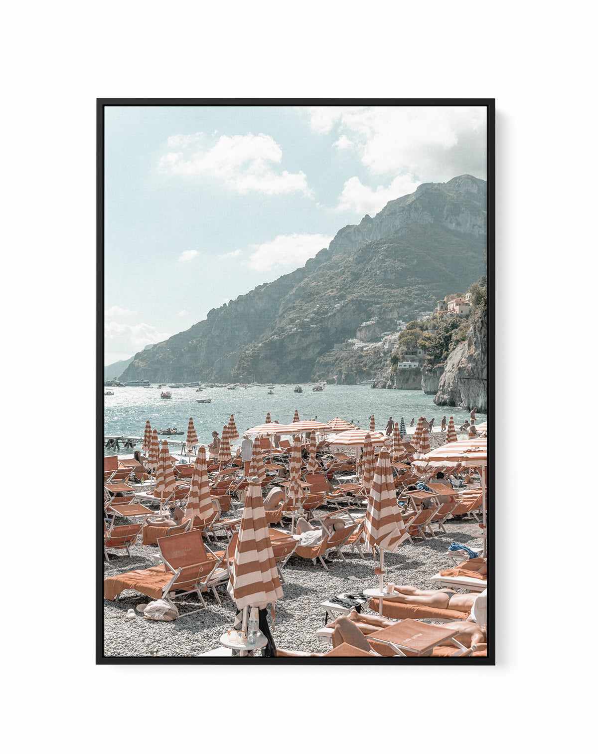 Arienzo To Positano II, Amalfi | Framed Canvas Art Print