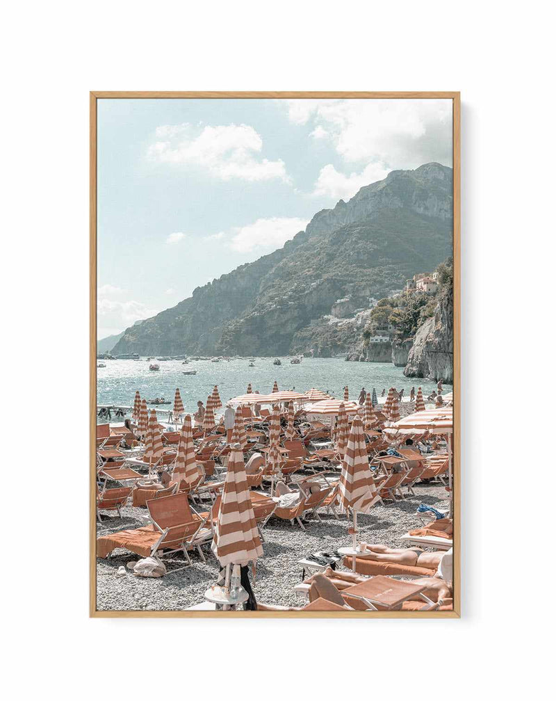 Arienzo To Positano II, Amalfi | Framed Canvas Art Print