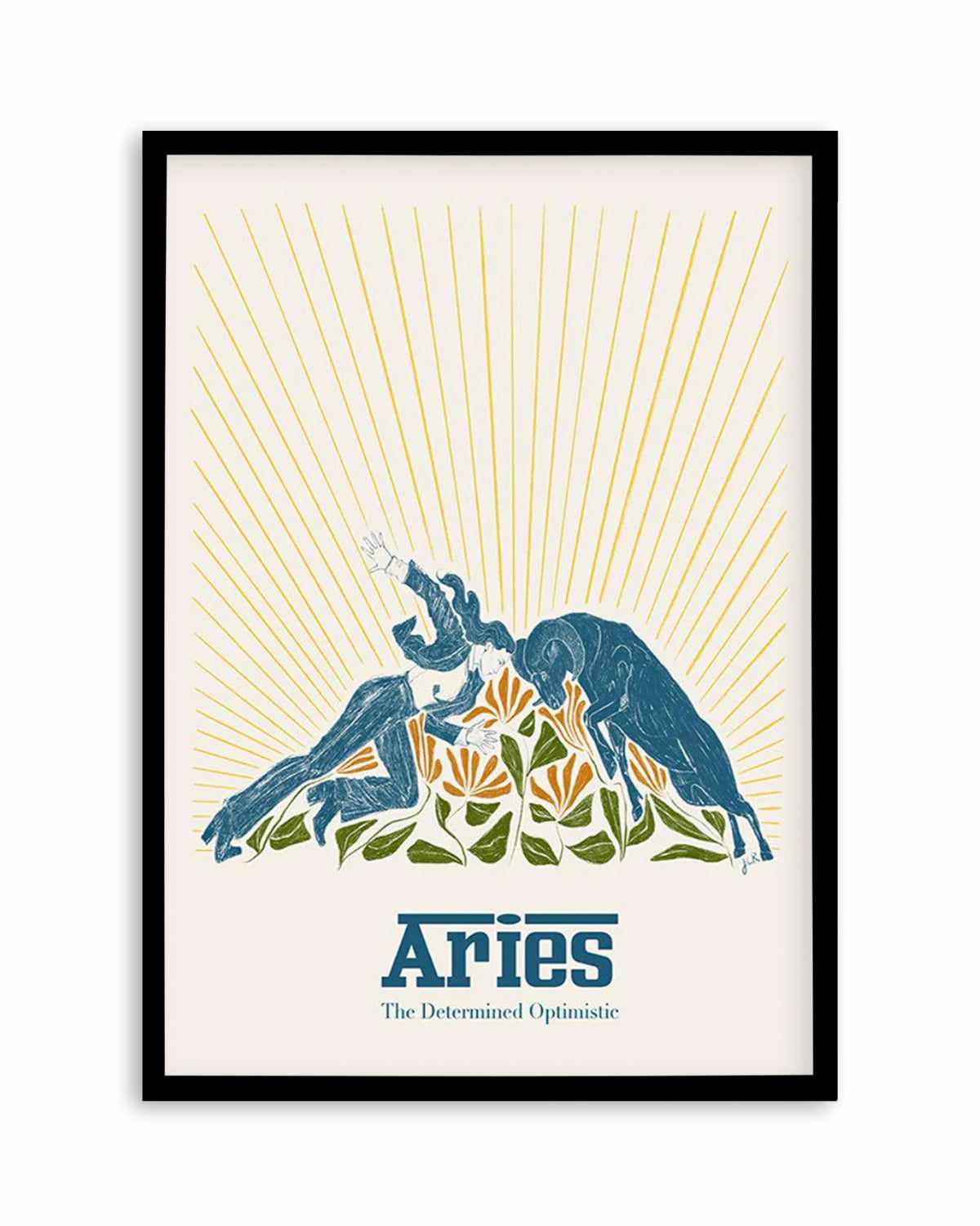 Aries By Jenny Liz Rome Art Print