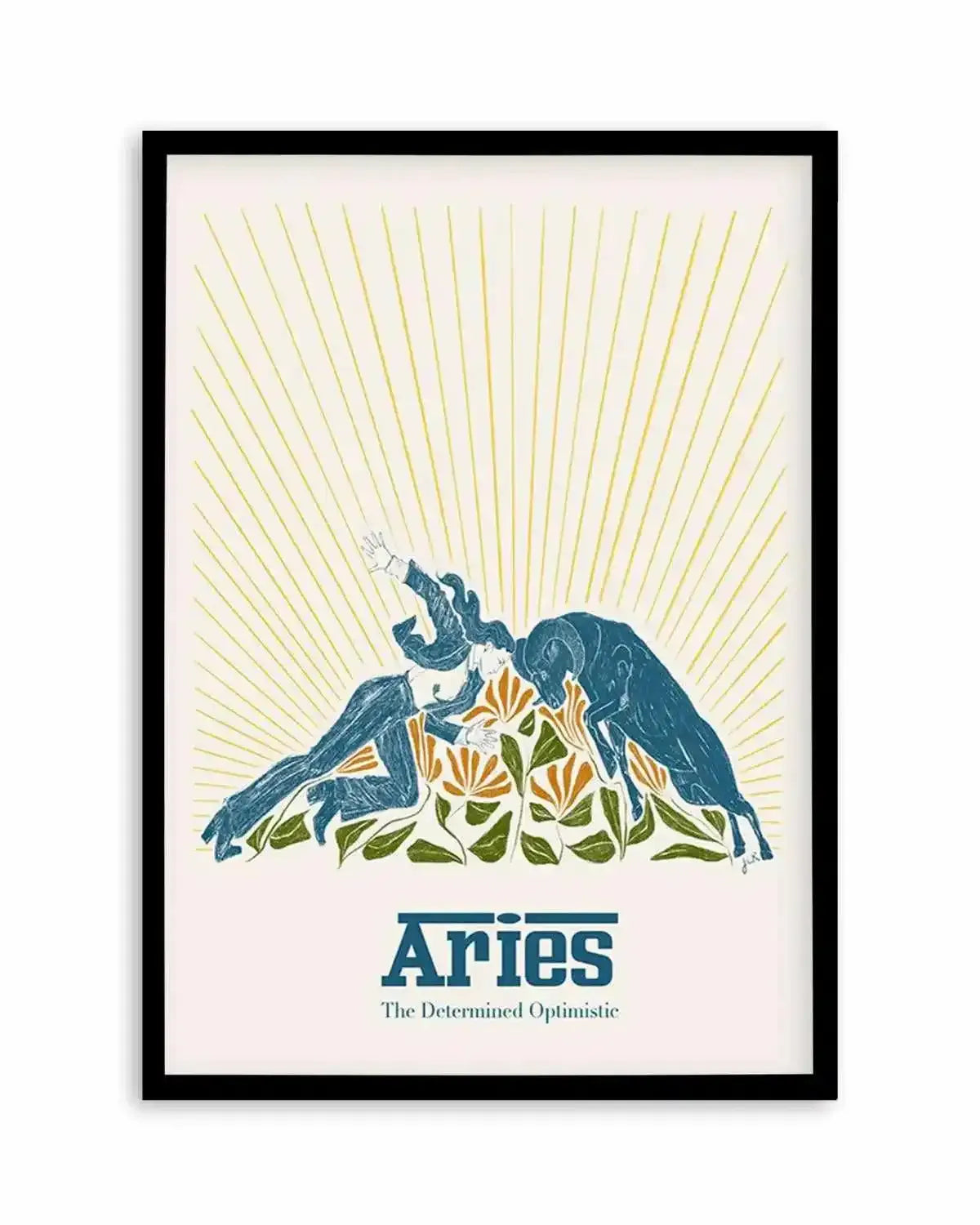 Aries By Jenny Liz Rome Art Print from Olive et Oriel where you can shop wallpaper and artworks online