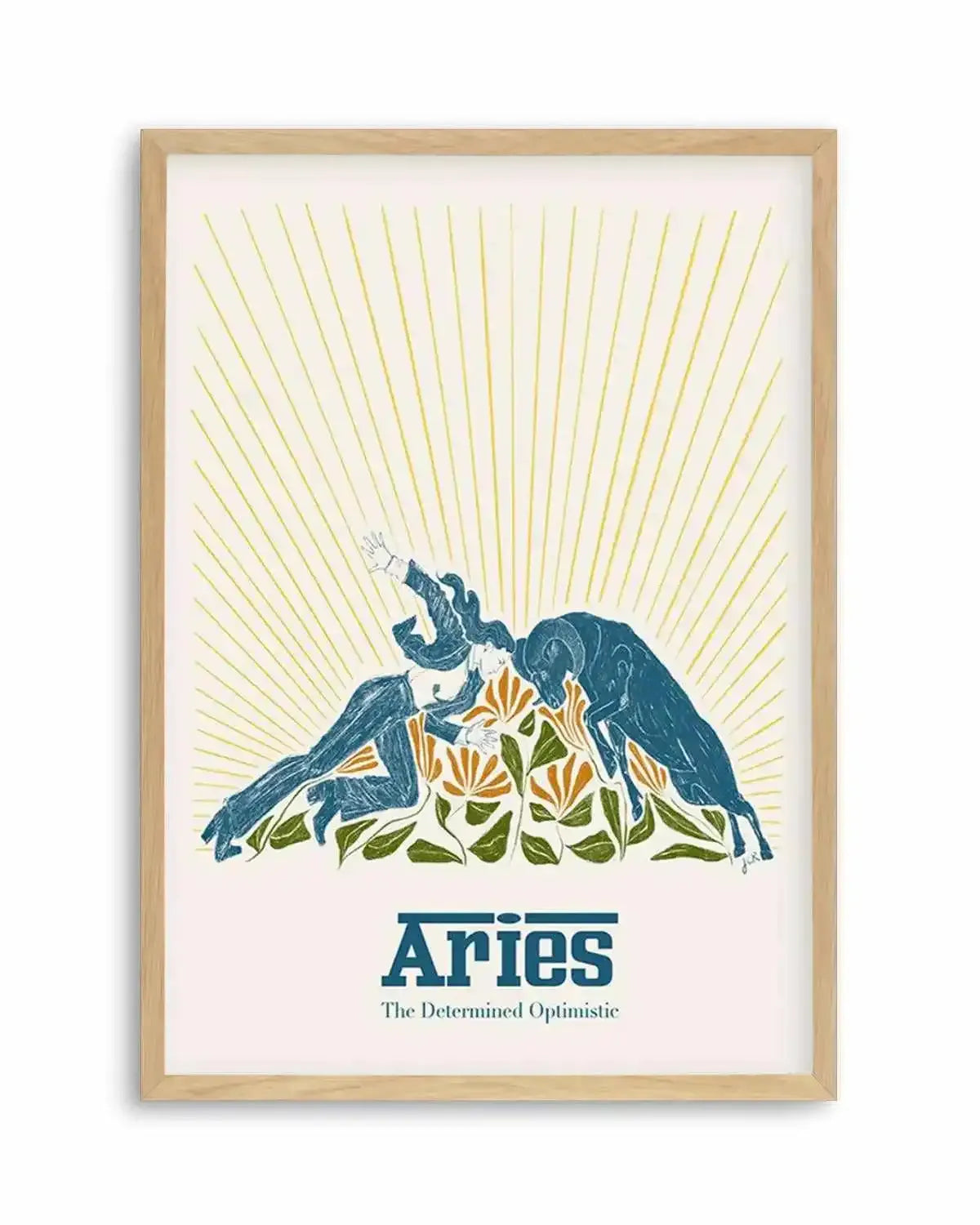 Aries By Jenny Liz Rome Art Print from Olive et Oriel where you can shop wallpaper and artworks online