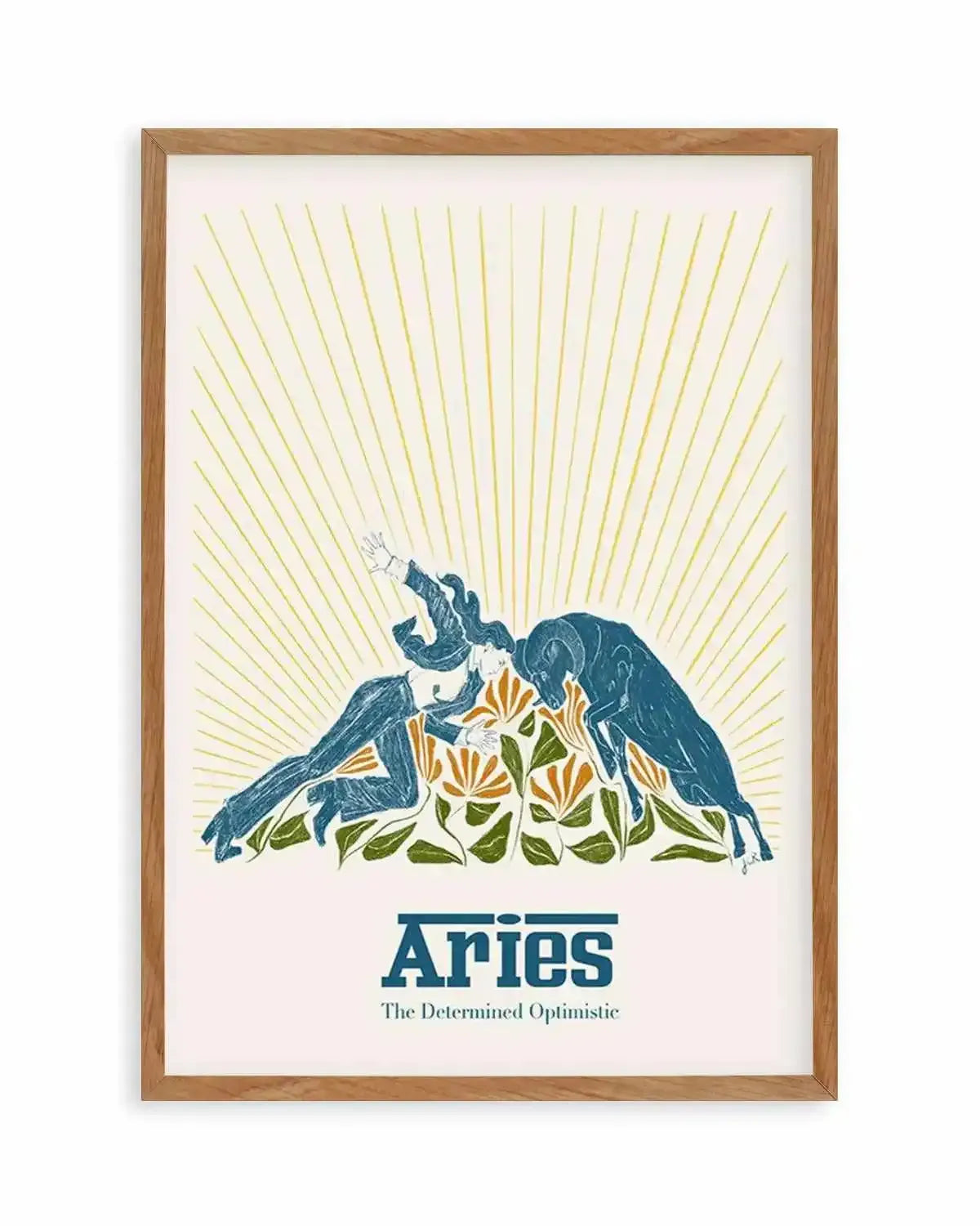Aries By Jenny Liz Rome Art Print from Olive et Oriel where you can shop wallpaper and artworks online