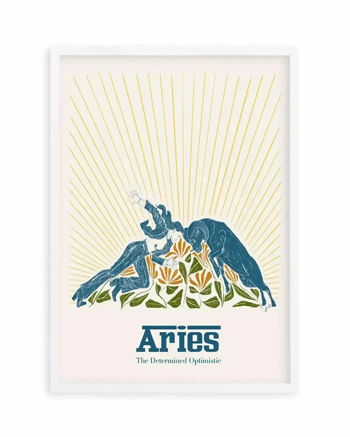 Aries By Jenny Liz Rome Art Print from Olive et Oriel where you can shop wallpaper and artworks online