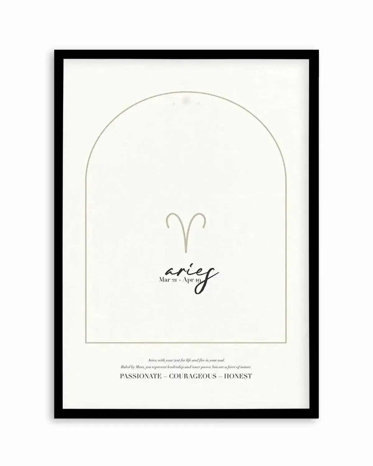 Aries Star Sign Art Print from Olive et Oriel where you can shop wallpaper and artworks online