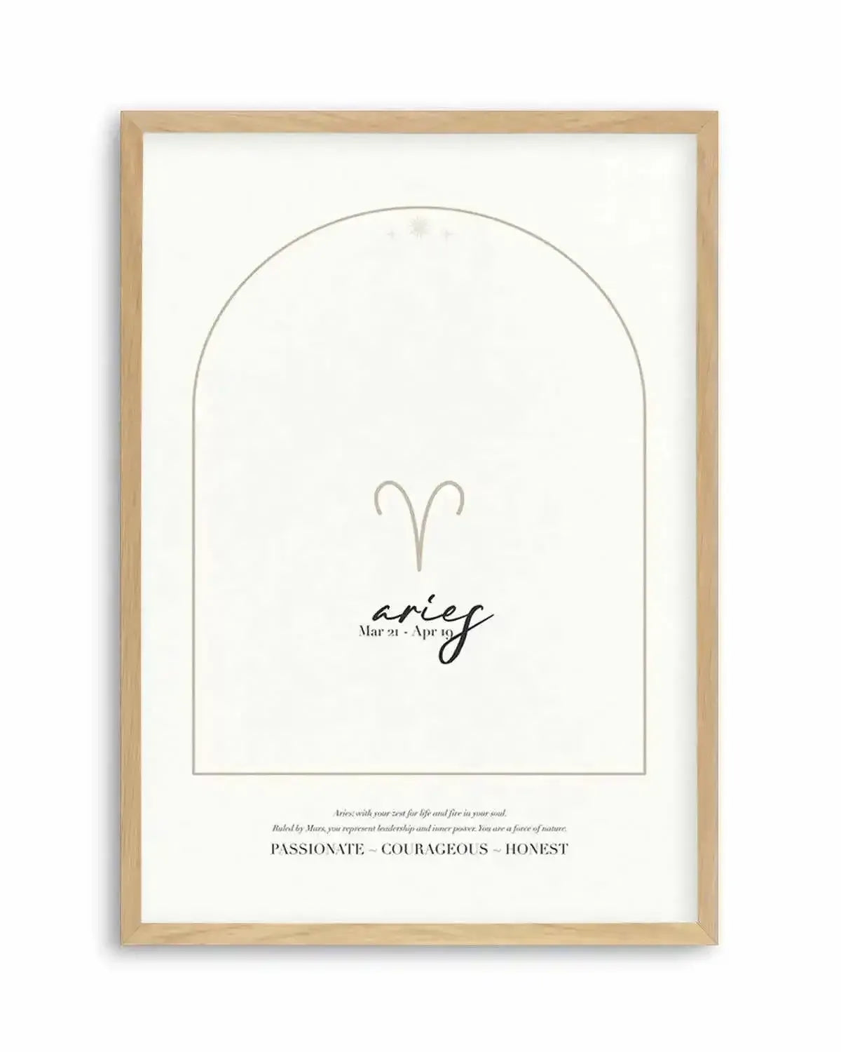 Aries Star Sign Art Print from Olive et Oriel where you can shop wallpaper and artworks online