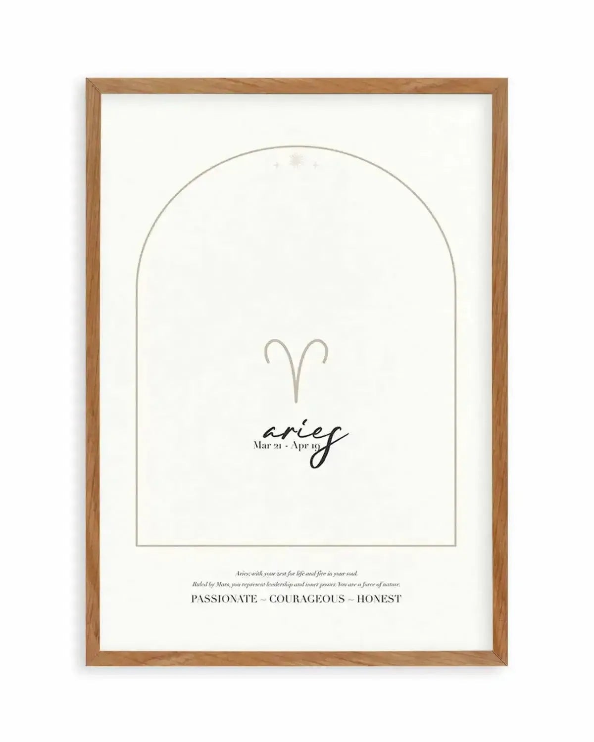 Aries Star Sign Art Print from Olive et Oriel where you can shop wallpaper and artworks online