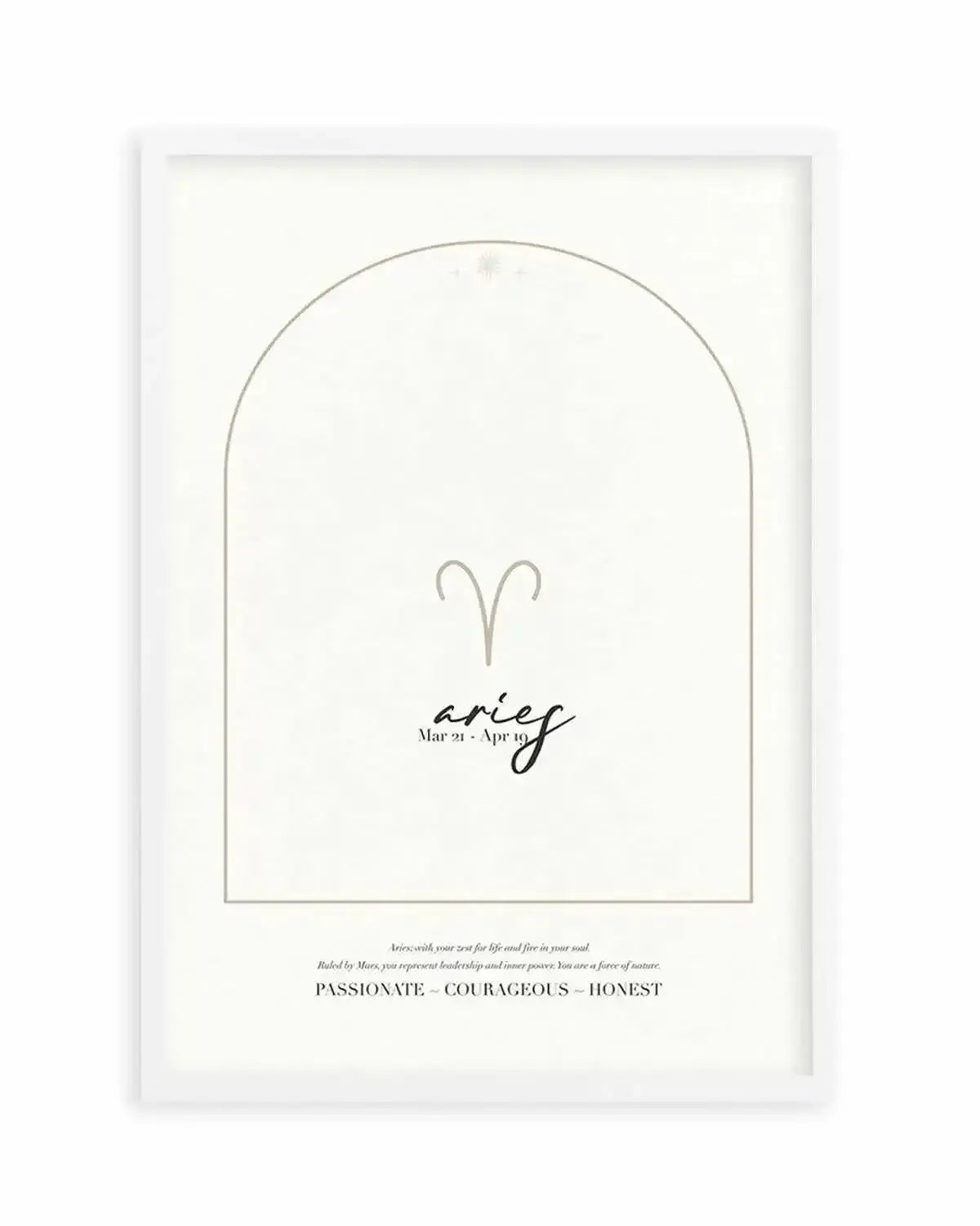 Aries Star Sign Art Print from Olive et Oriel where you can shop wallpaper and artworks online