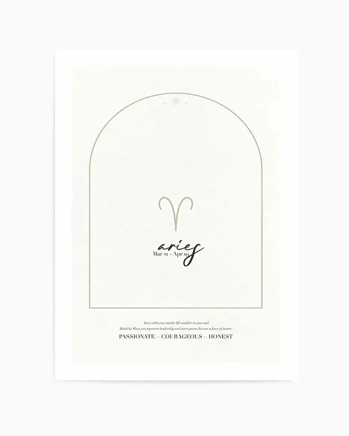 Aries Star Sign Art Print from Olive et Oriel where you can shop wallpaper and artworks online