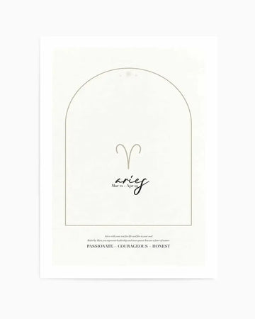 Aries Star Sign Art Print from Olive et Oriel where you can shop wallpaper and artworks online