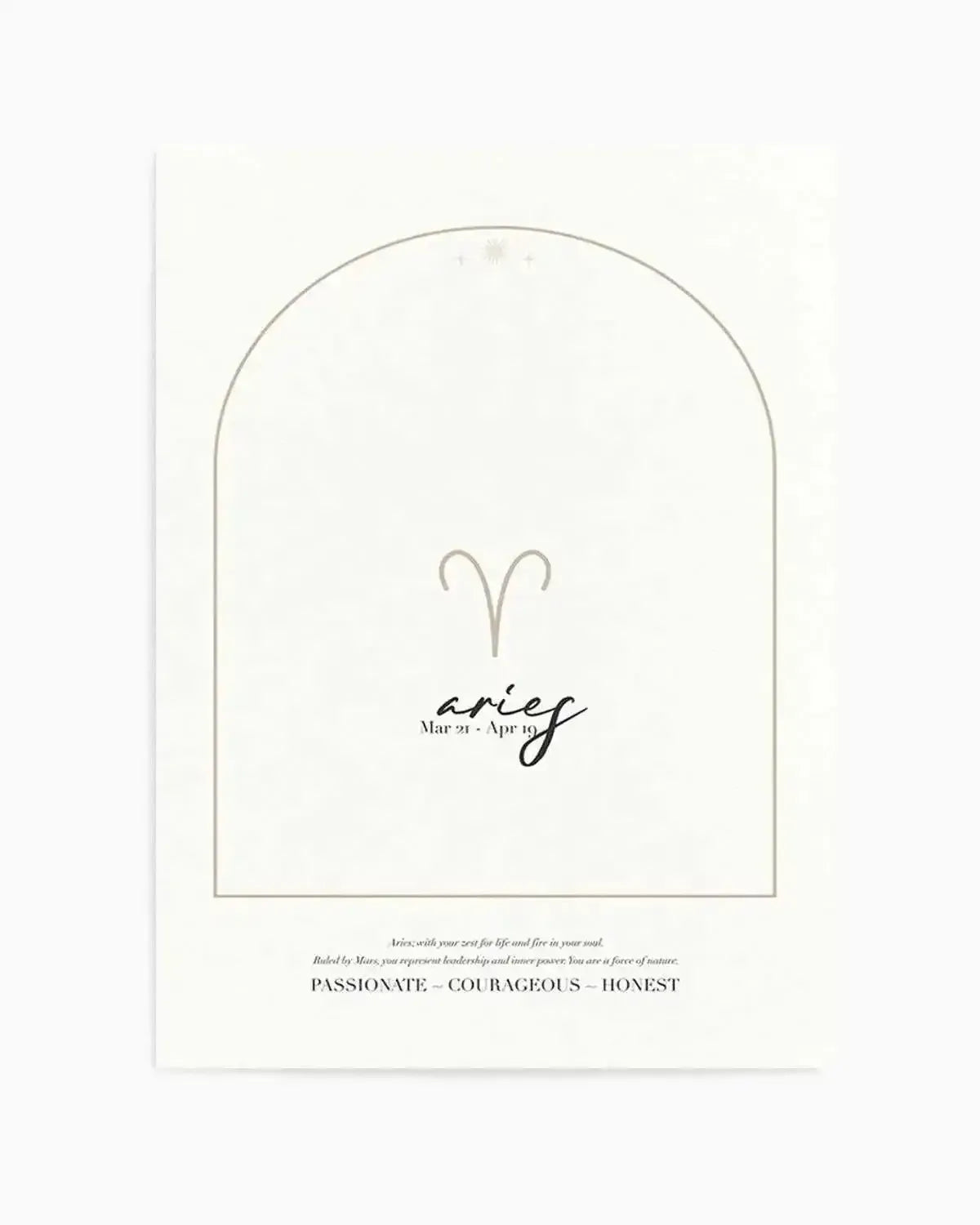 Aries Star Sign Art Print from Olive et Oriel where you can shop wallpaper and artworks online