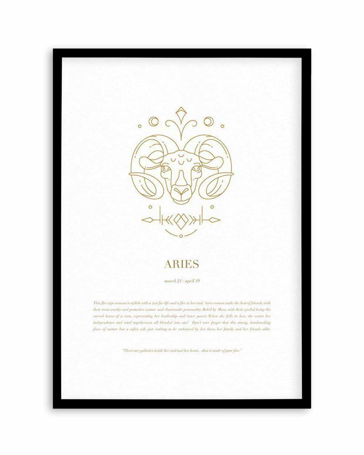 Aries | Celestial Zodiac Art Print