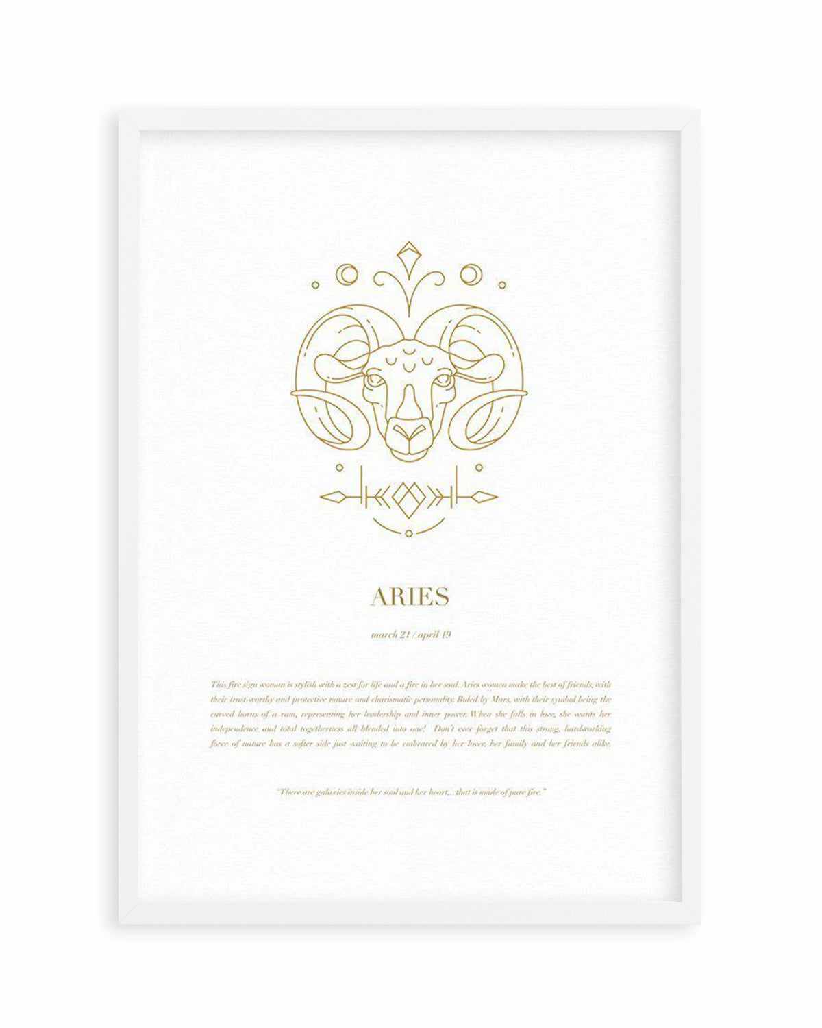 Aries | Celestial Zodiac Art Print