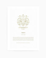 Aries | Celestial Zodiac Art Print