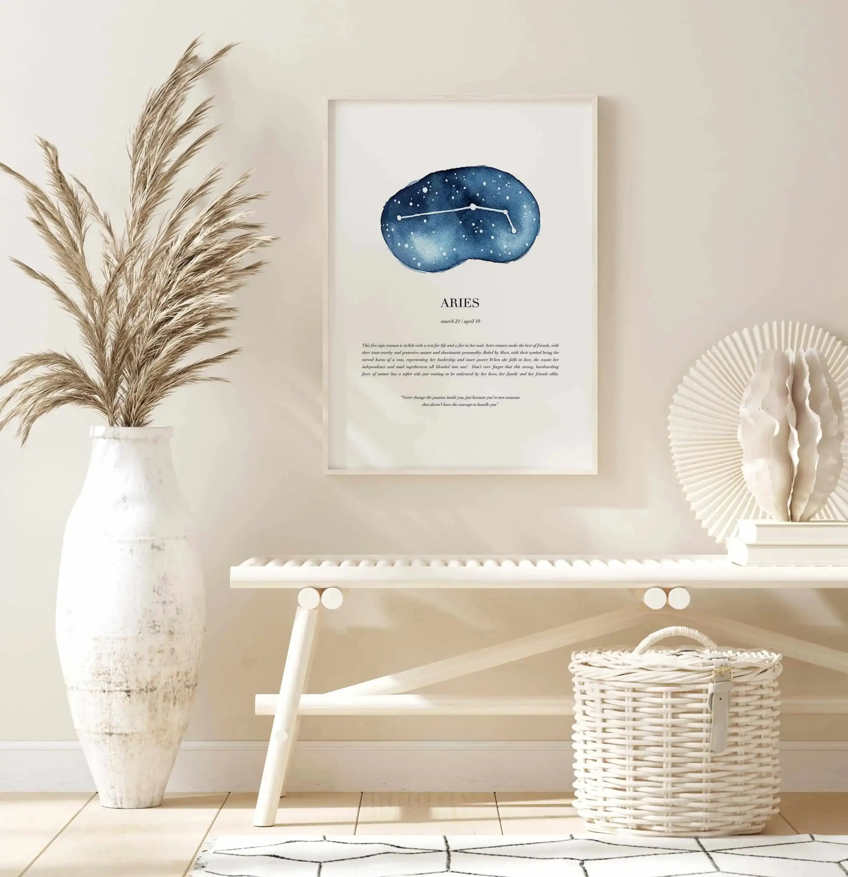 Aries | Watercolour Zodiac Art Print-PRINT-Olive et Oriel-Olive et Oriel-Buy-Australian-Art-Prints-Online-with-Olive-et-Oriel-Your-Artwork-Specialists-Austrailia-Decorate-With-Coastal-Photo-Wall-Art-Prints-From-Our-Beach-House-Artwork-Collection-Fine-Poster-and-Framed-Artwork