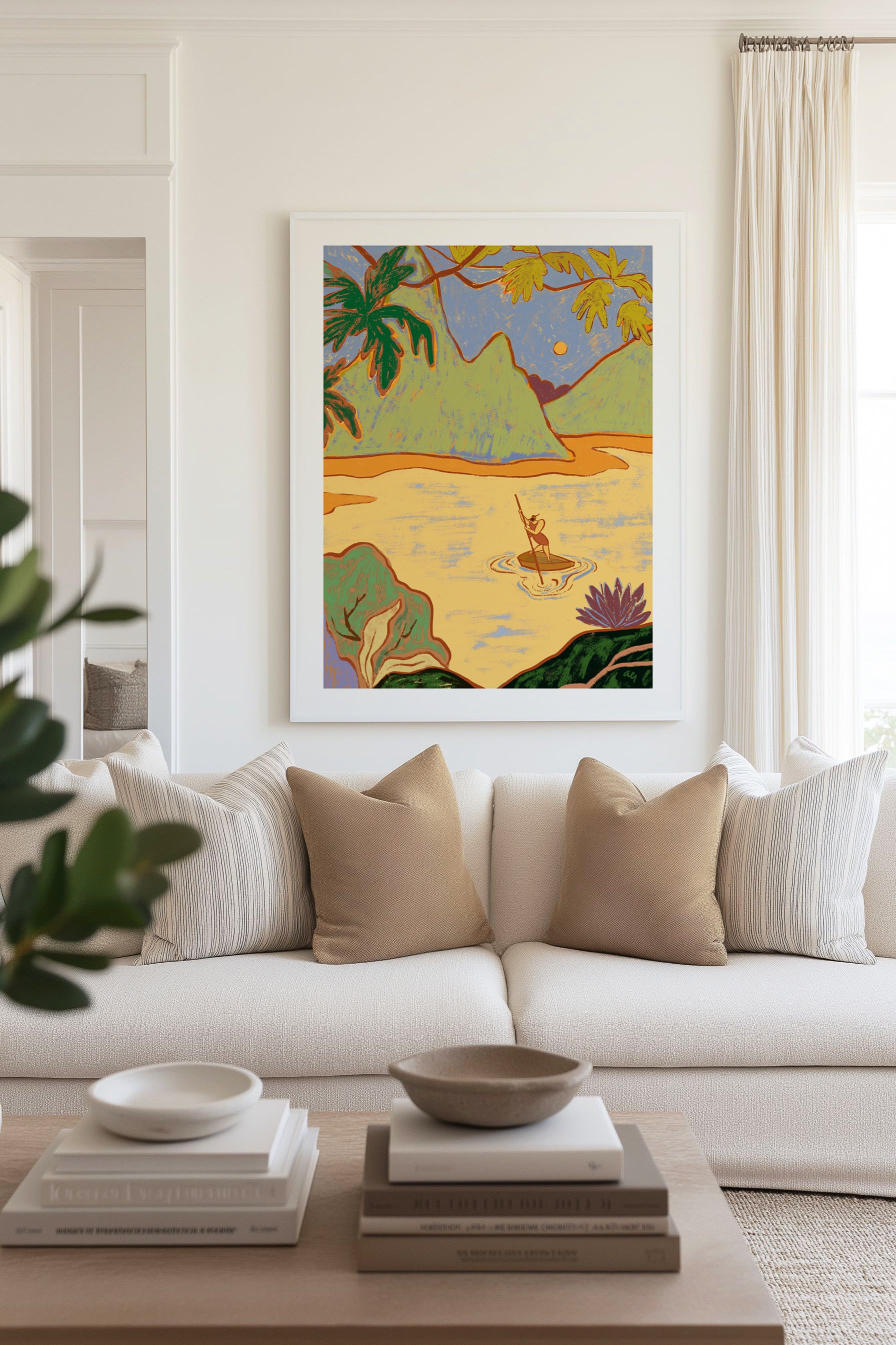 Arrived by Arty Guava | Art Print