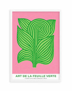 Art De La Feuille Verte Art Print