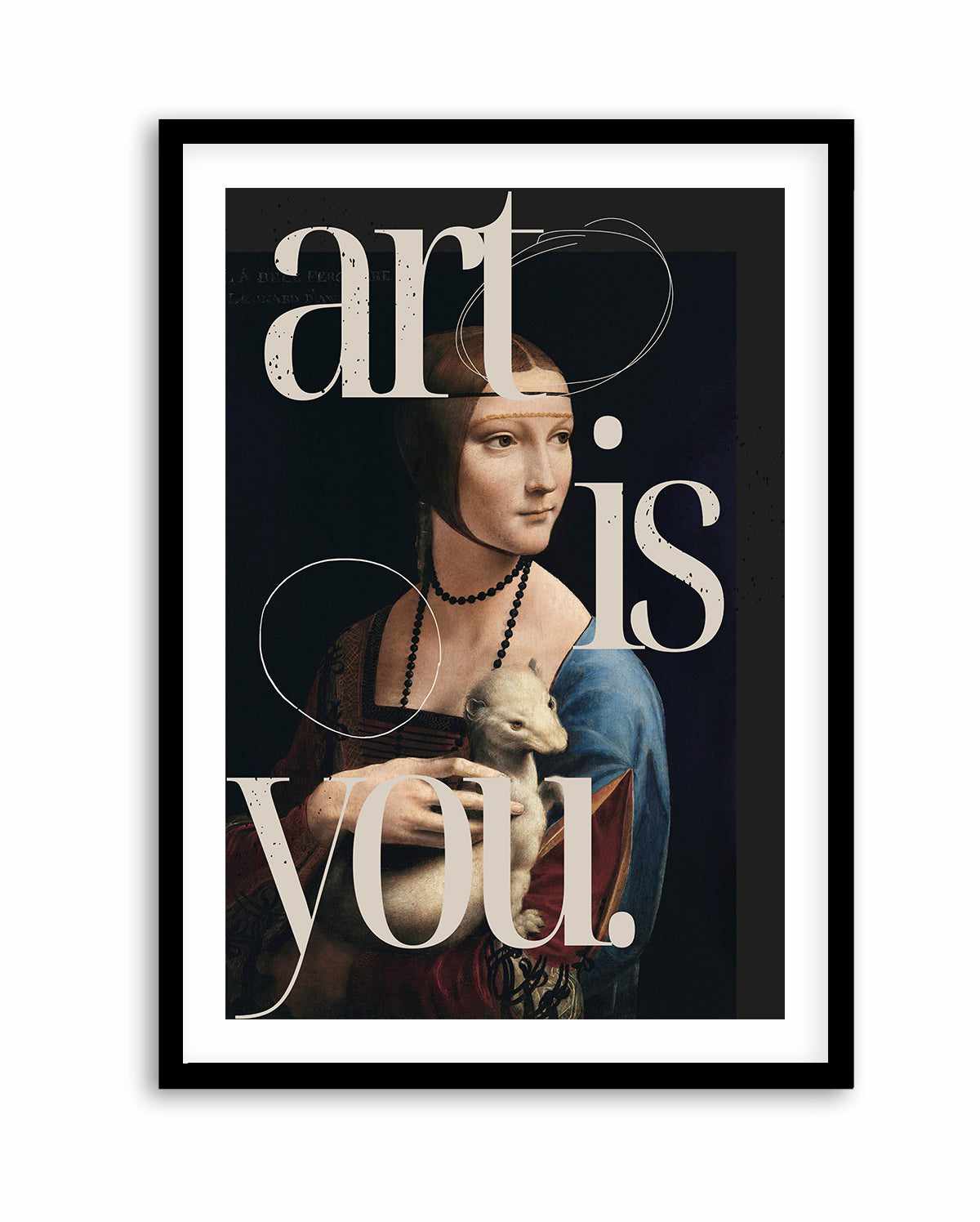 Art is you | Art Print from Olive et Oriel where you can shop wallpaper and artworks online