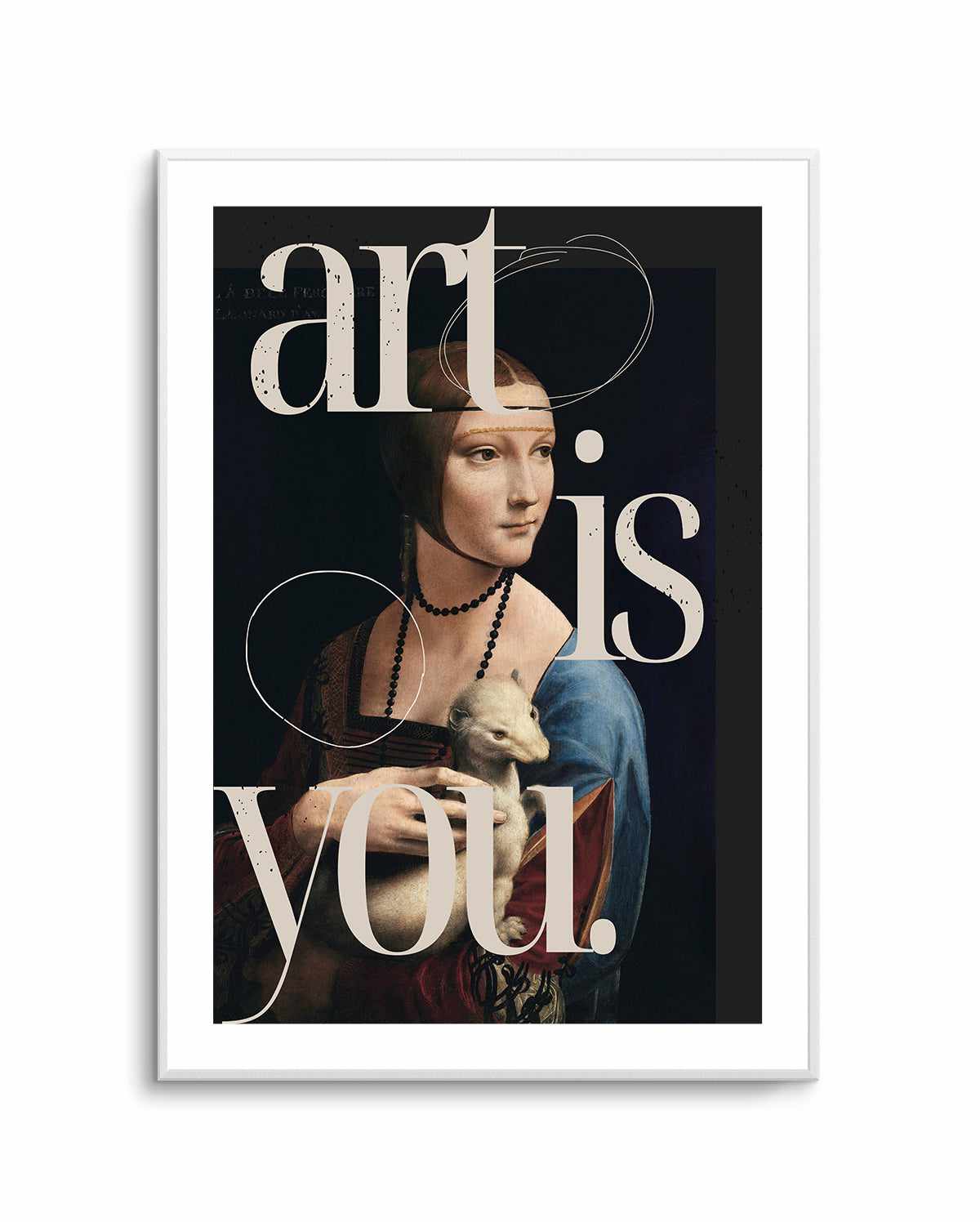 Art is you | Art Print from Olive et Oriel where you can shop wallpaper and artworks online