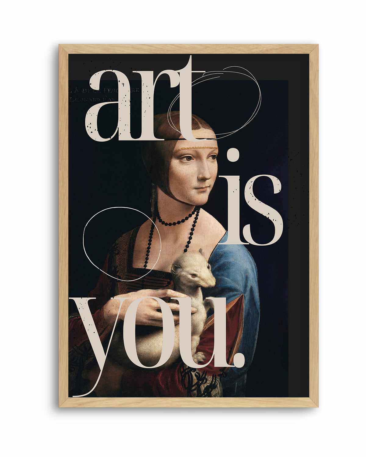 Art is you | Art Print from Olive et Oriel where you can shop wallpaper and artworks online