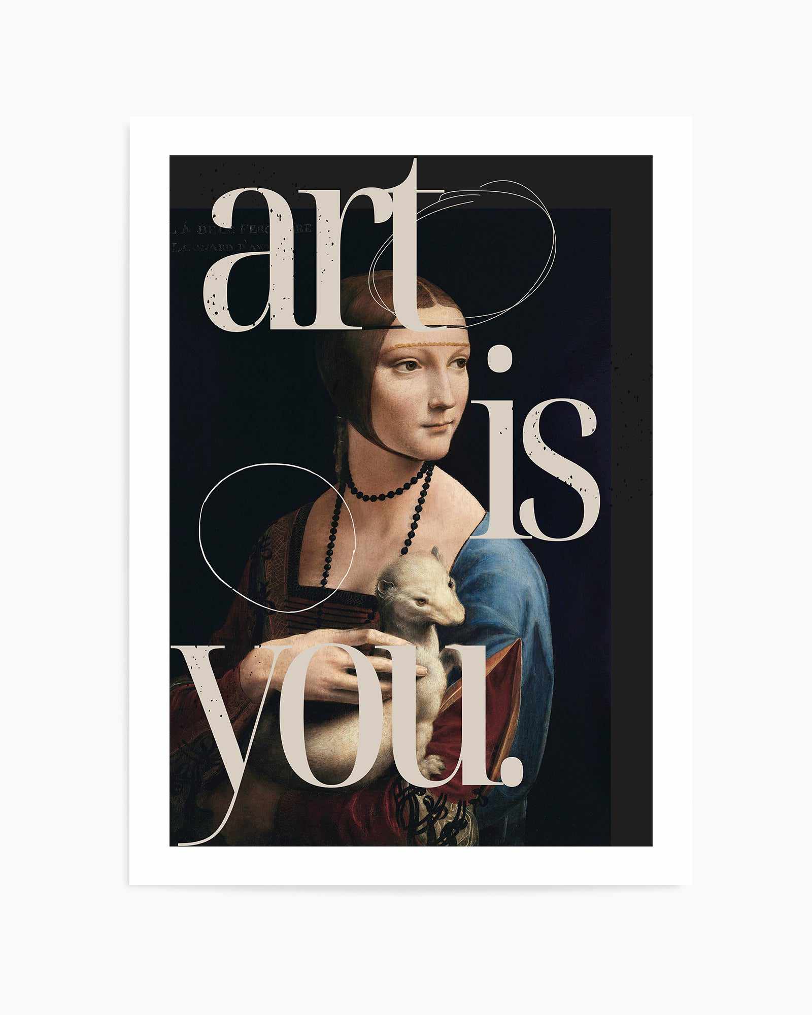 Art is you | Art Print from Olive et Oriel where you can shop wallpaper and artworks online
