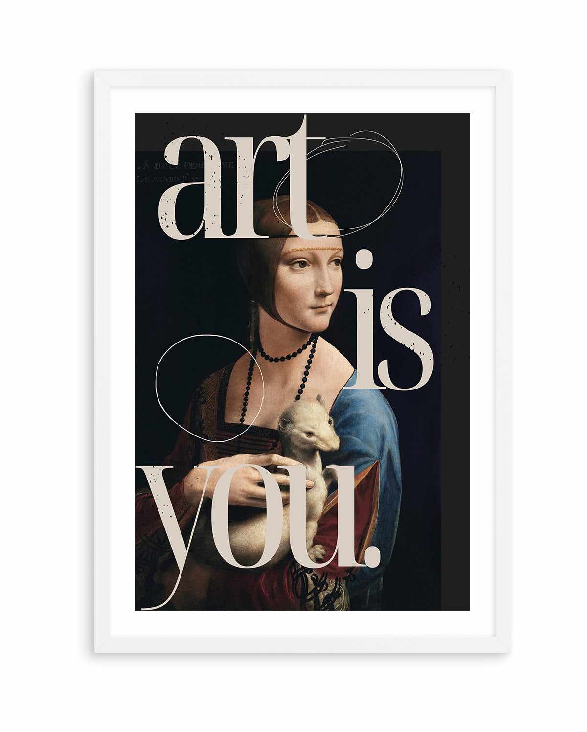 Art is you | Art Print from Olive et Oriel where you can shop wallpaper and artworks online