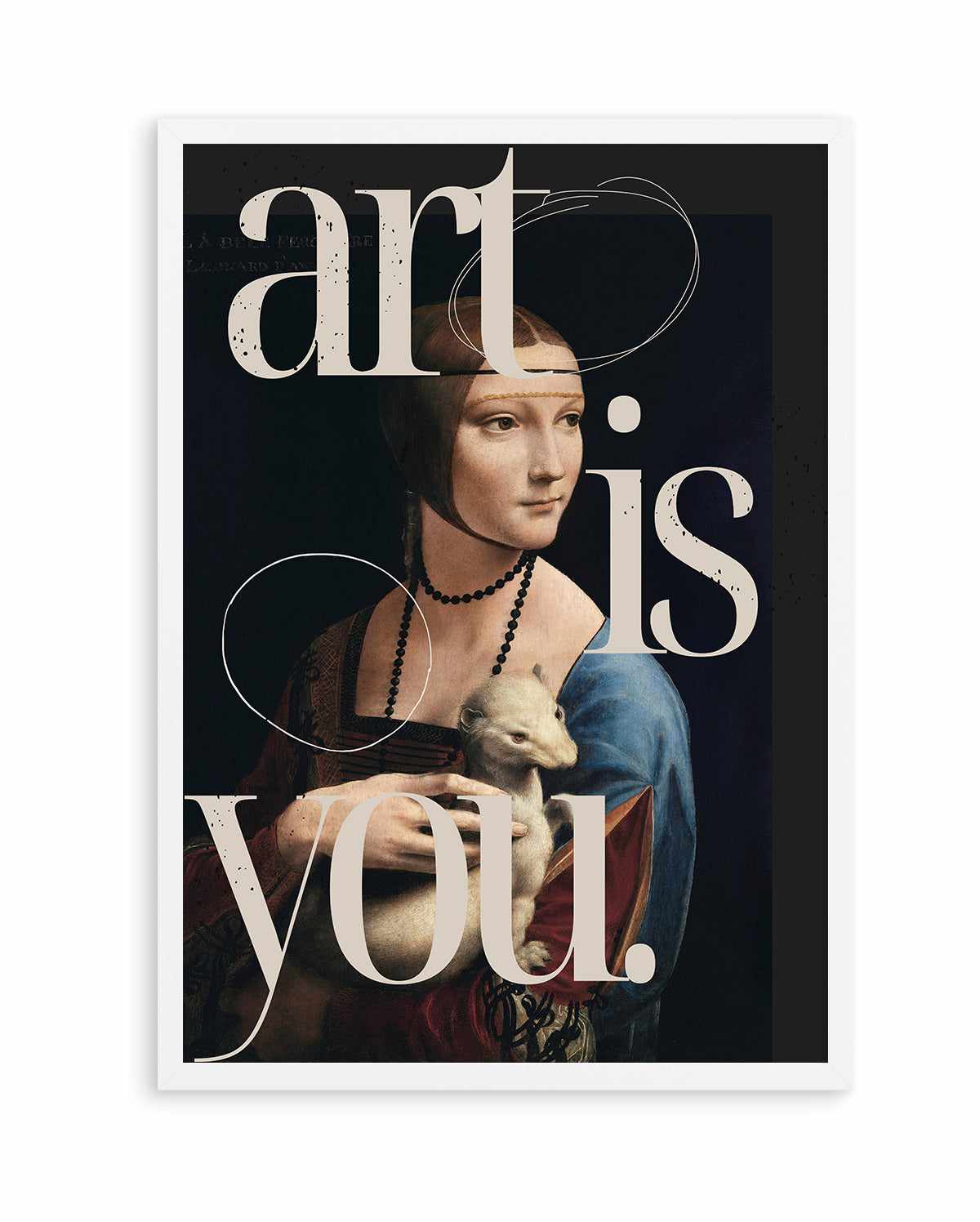 Art is you | Art Print from Olive et Oriel where you can shop wallpaper and artworks online