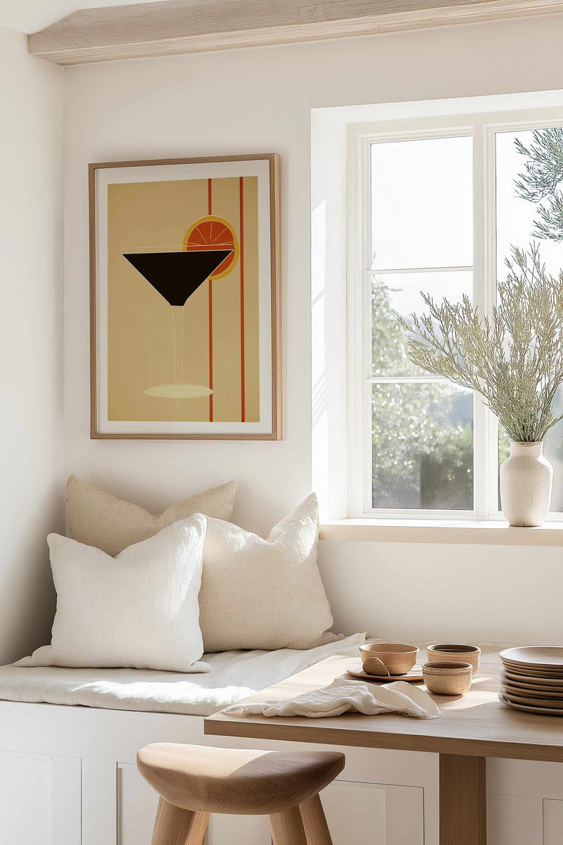 Vintage Cocktail No II | Art Print from Olive et Oriel where you can shop wallpaper and artworks online