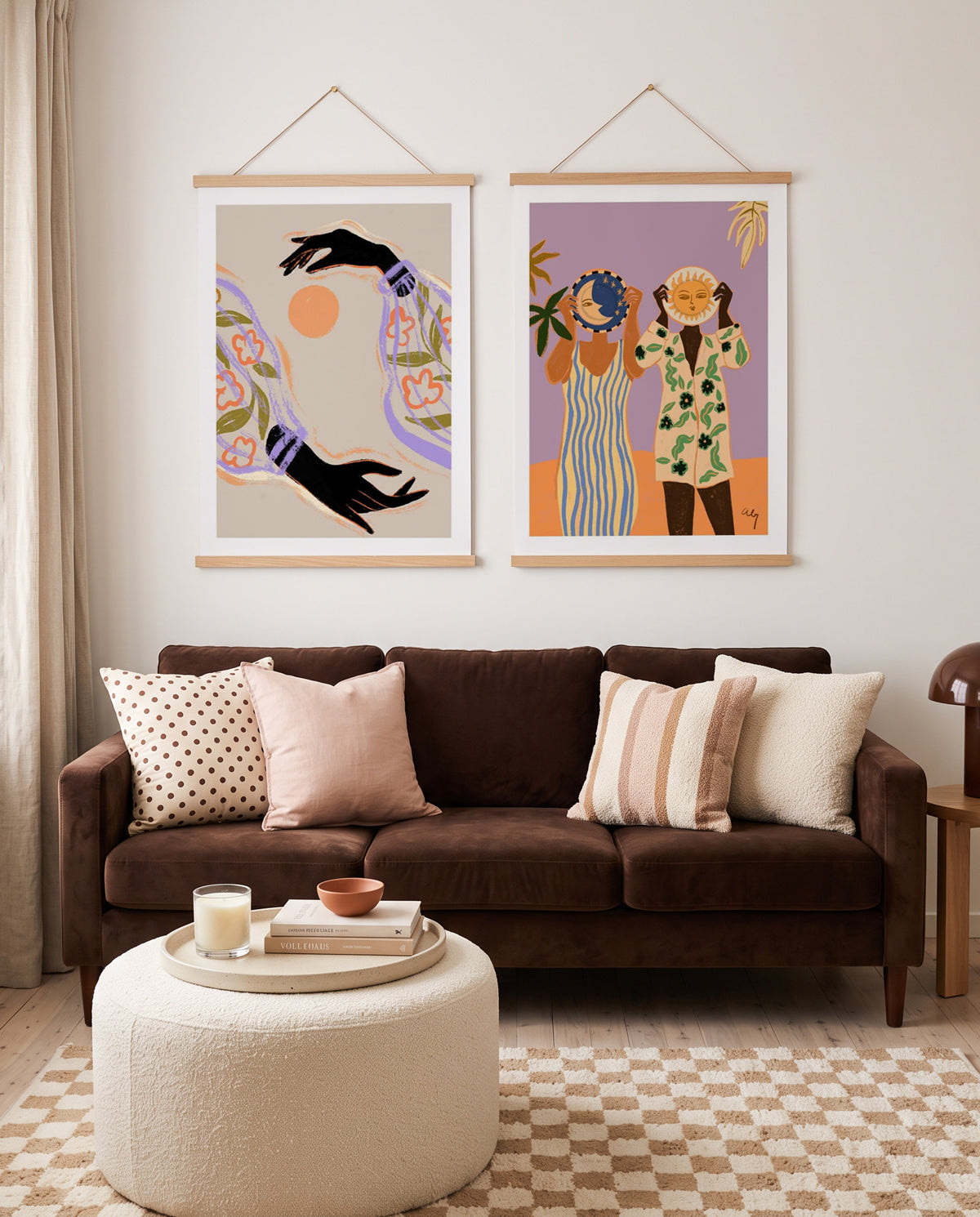 Oak Poster Hanger (2 Sizes Available) Art Print