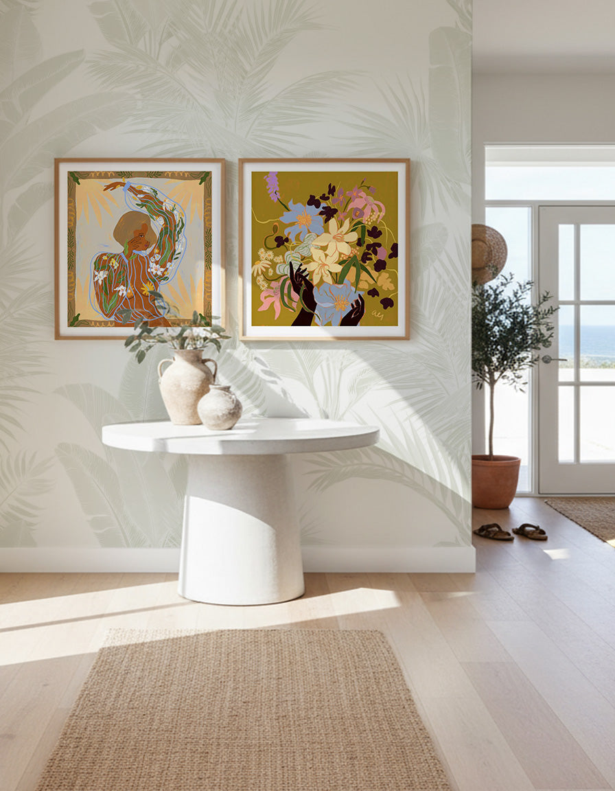 You Time by Arty Guava | Art Print from Olive et Oriel where you can shop wallpaper and artworks online