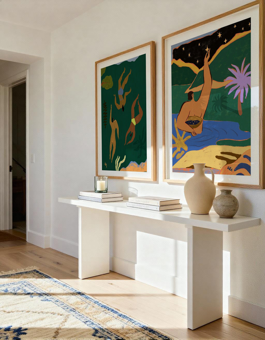 Gathering Stars by Arty Guava | Art Print from Olive et Oriel where you can shop wallpaper and artworks online