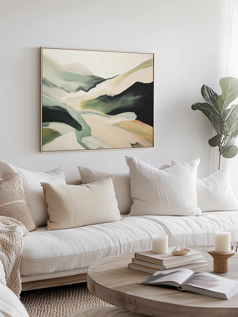 Aspen Range | Framed Canvas Art Print from Olive et Oriel where you can shop wallpaper and artworks online