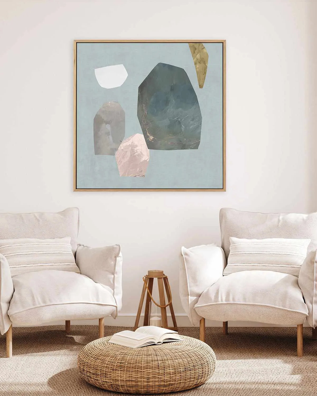 Assembly I | Framed Canvas Print from Olive et Oriel where you can shop wallpaper and artworks online