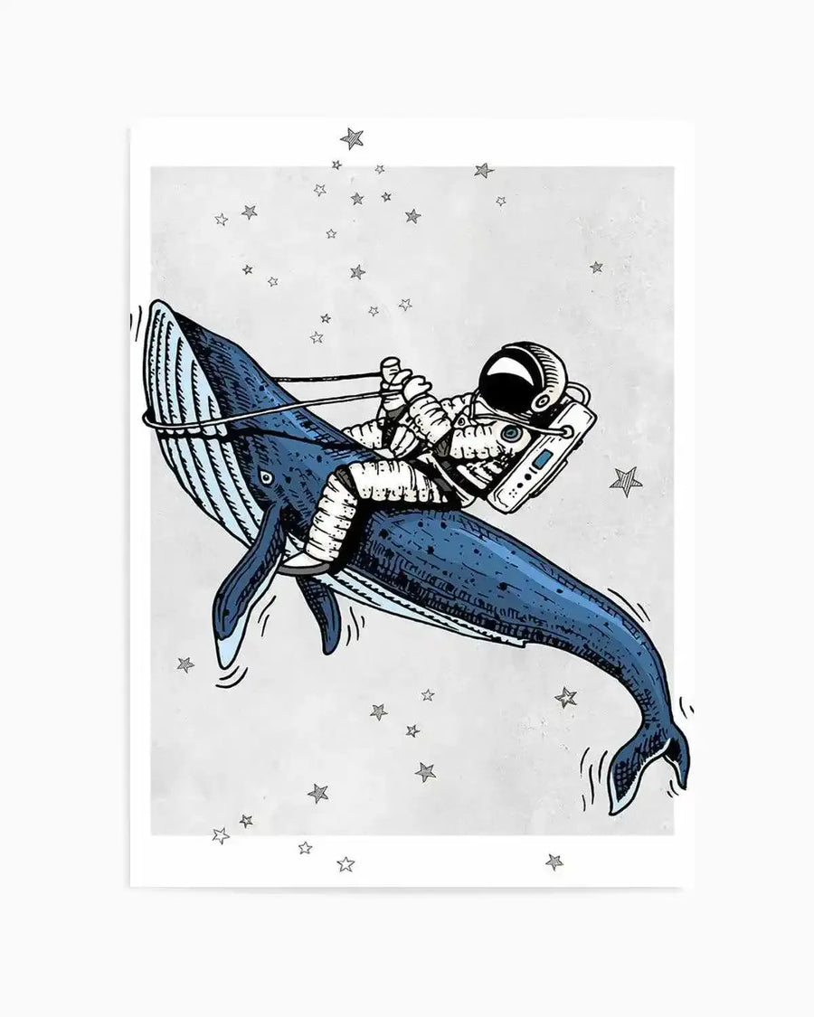 Astro Party I Art Print from Olive et Oriel where you can shop wallpaper and artworks online